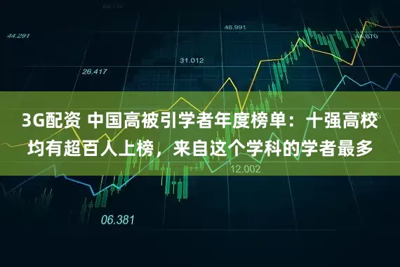 3G配资 中国高被引学者年度榜单：十强高校均有超百人上榜，来自这个学科的学者最多
